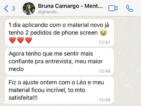 Fernanda Leite: já tenho data de início